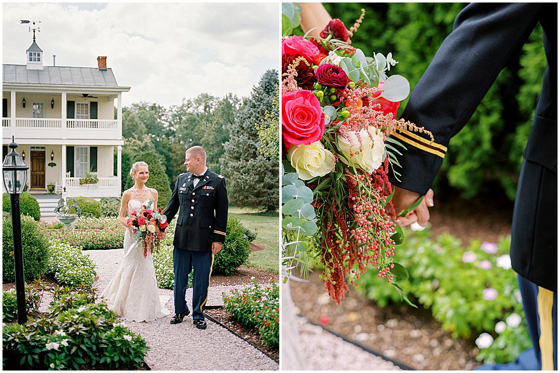 Vibrant Antrim 1844 Garden Wedding in Taneytown, Maryland with Maryland + Destination Film Wedding Photographer, Renee Hollingshead