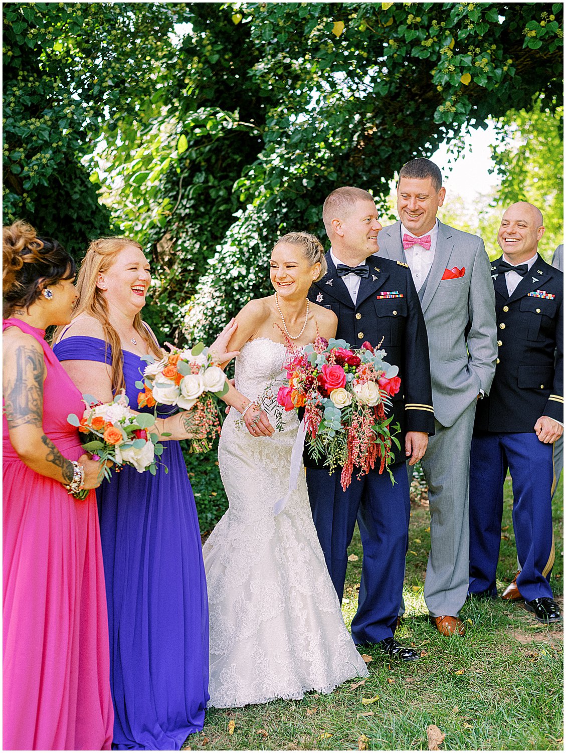 Vibrant Antrim 1844 Garden Wedding in Taneytown, Maryland with Maryland + Destination Film Wedding Photographer, Renee Hollingshead