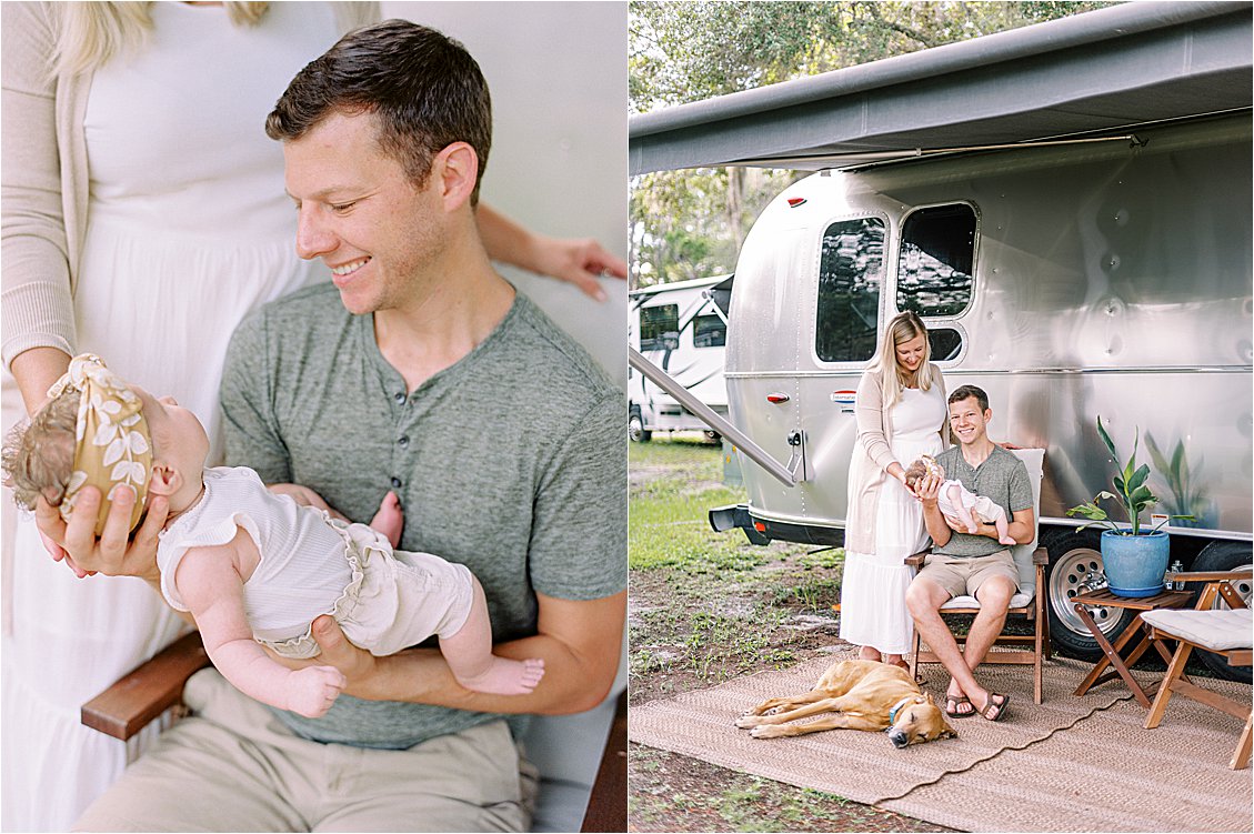 Airstream Family Session in Venice Florida with Florida Film Family Photographer, Renee Hollingshead