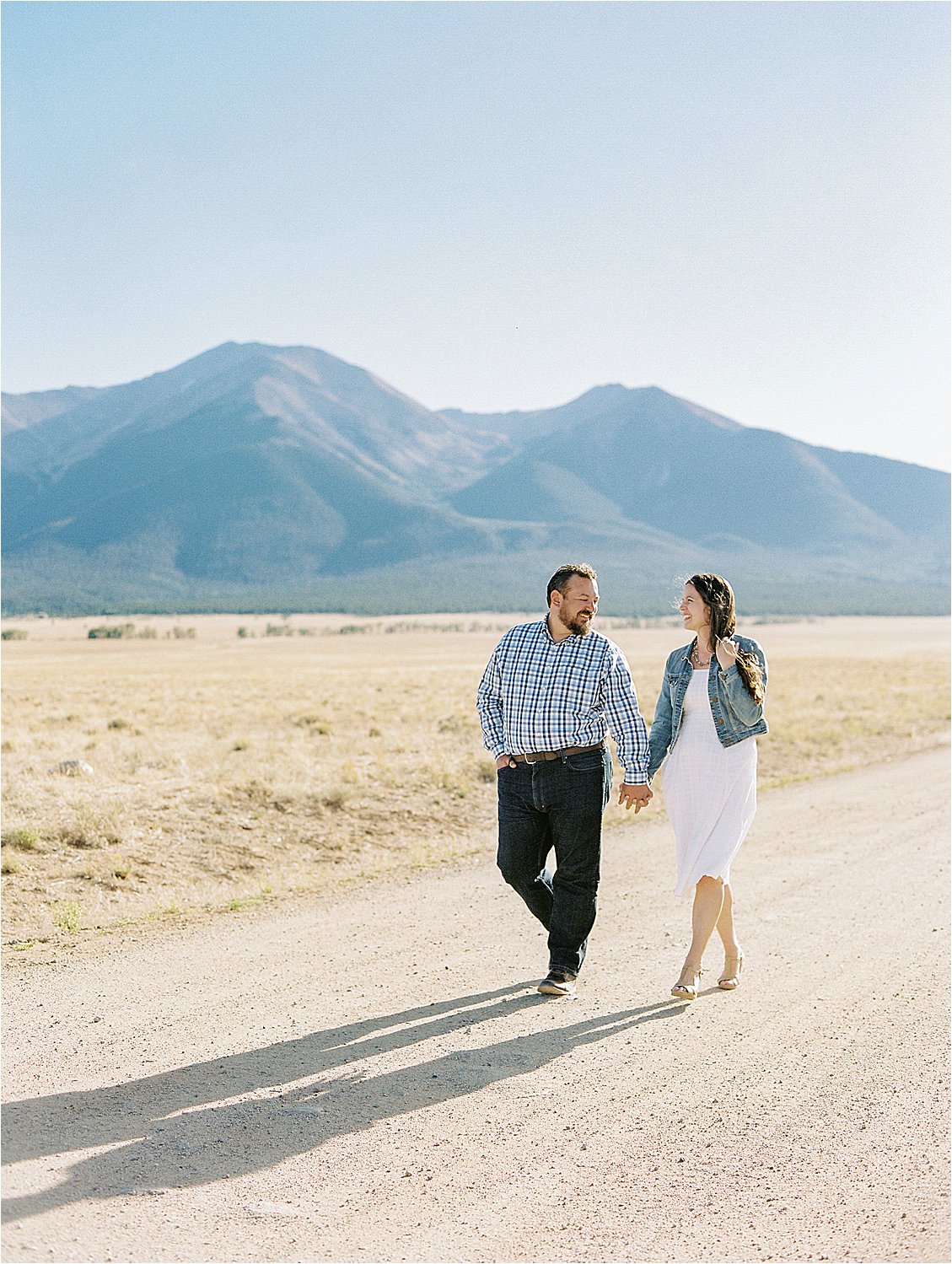Summer Colorado engagement by Destination Film Wedding Photographer, Renee Hollingshead