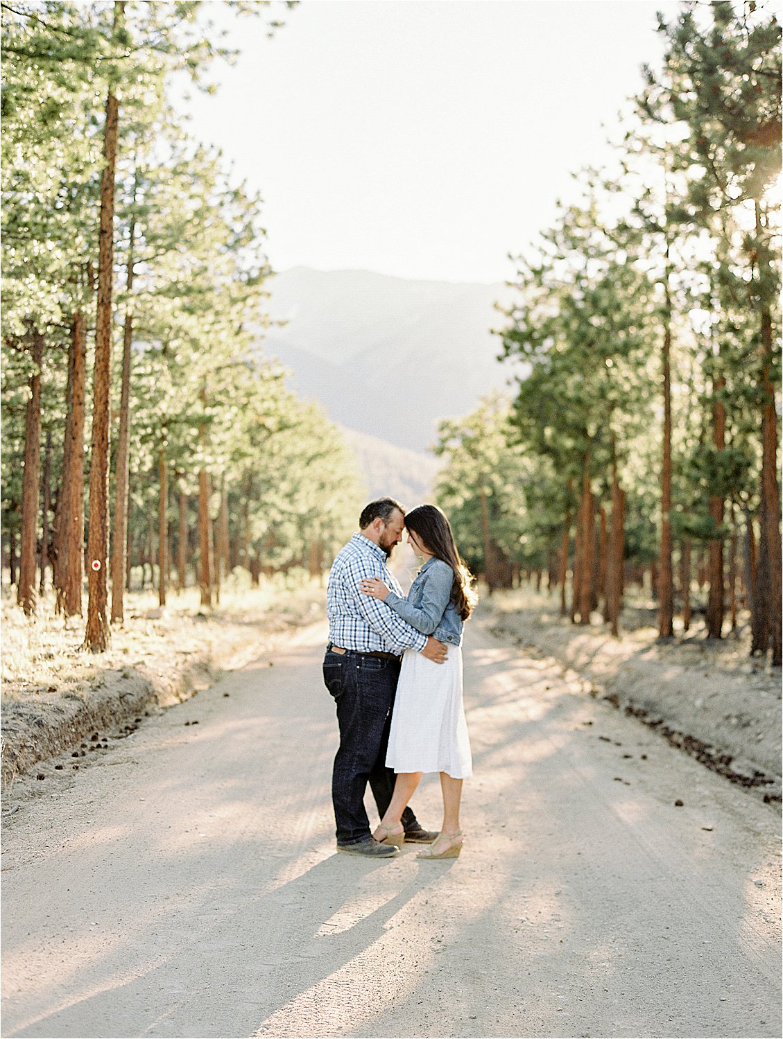 Forest Engagement Session by Destination Film Wedding Photographer, Renee Hollingshead