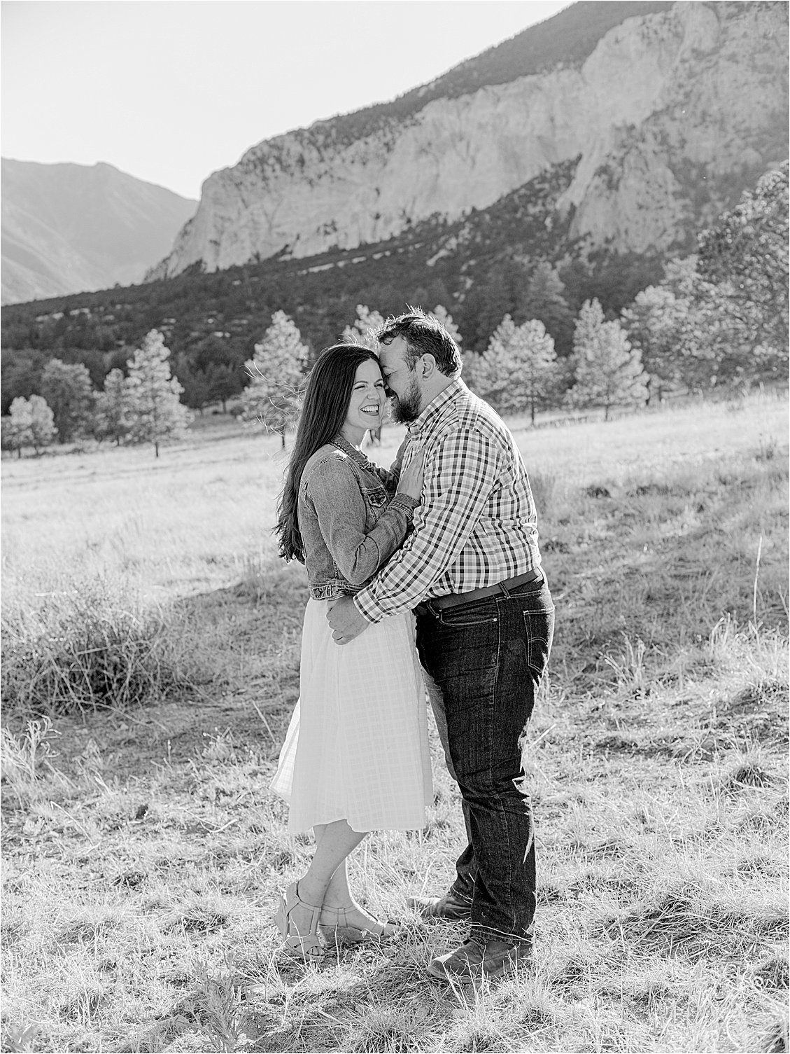 Chalk Cliffs Engagement Session in Buena Vista, Colorado by Destination Film Wedding Photographer, Renee Hollingshead