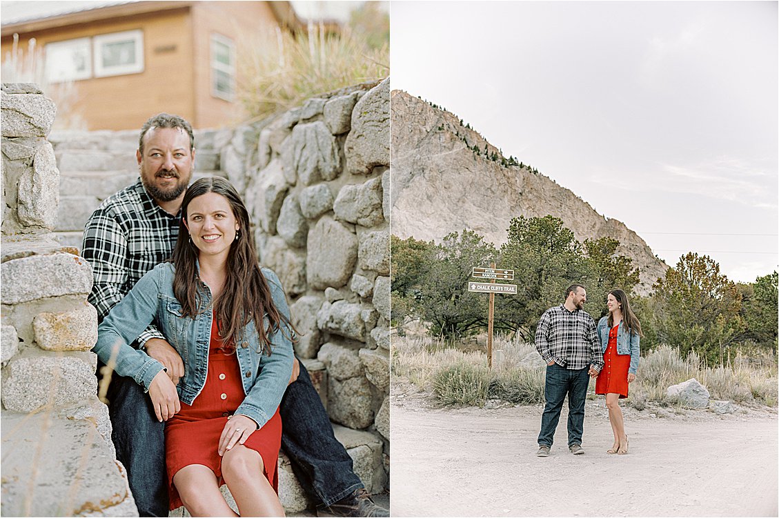 Ranch Engagement Session in Buena Vista, Colorado by Destination Film Wedding Photographer, Renee Hollingshead