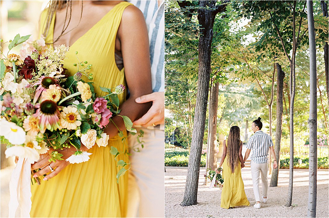 Yellow and Blue Striped Outfits with DC + Destination Film Wedding Photographer, Renee Hollingshead