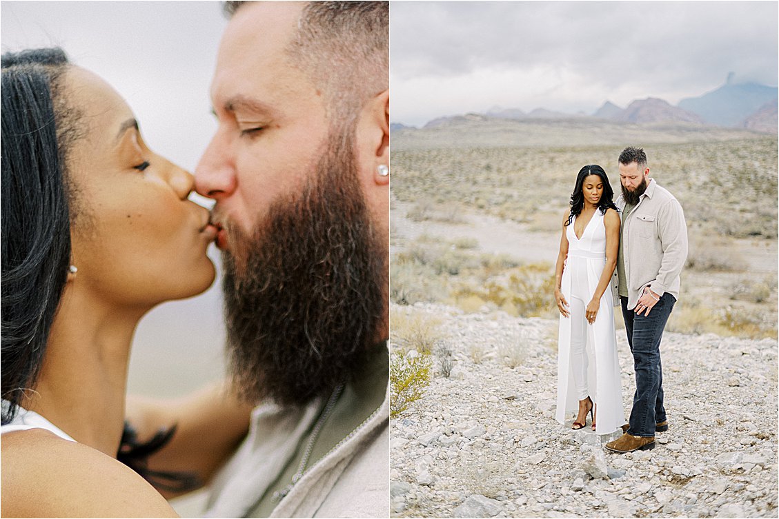 Red Rock Elopement in Las Vegas with Destination Film Wedding Photographer, Renee Hollingshead