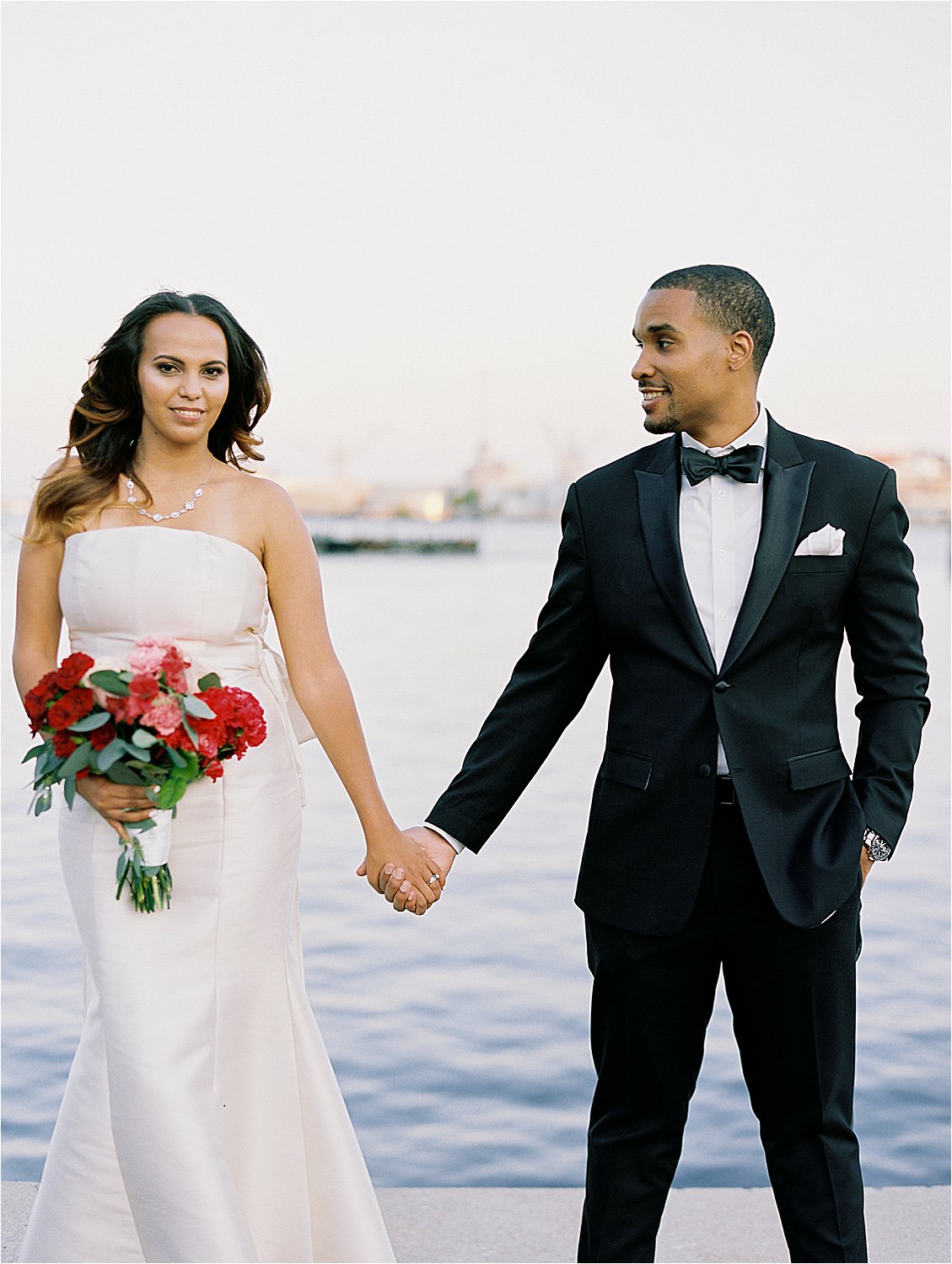 Romantic Fells Point Waterfront Anniversary Session in the Summer