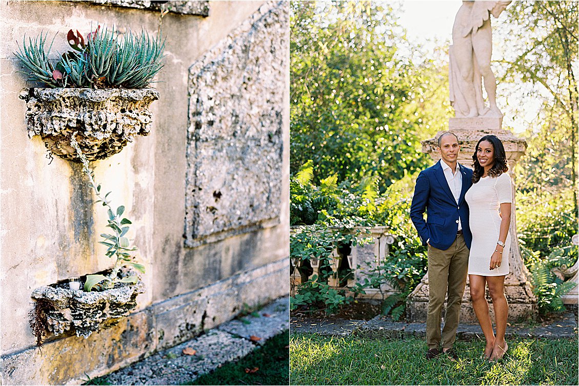 Vizcaya Museum and Gardens in Miami, Florida photographed by Miami + Destination Film Wedding Photographer Renee Hollingshead
