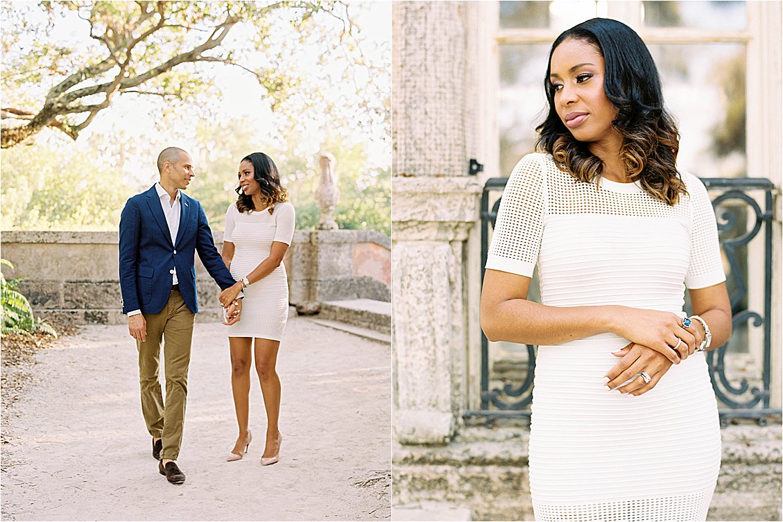 Romantic Anniversary Session in Coral Gables, Florida with South Florida Film Wedding Photographer, Renee Hollingshead at Vizcaya