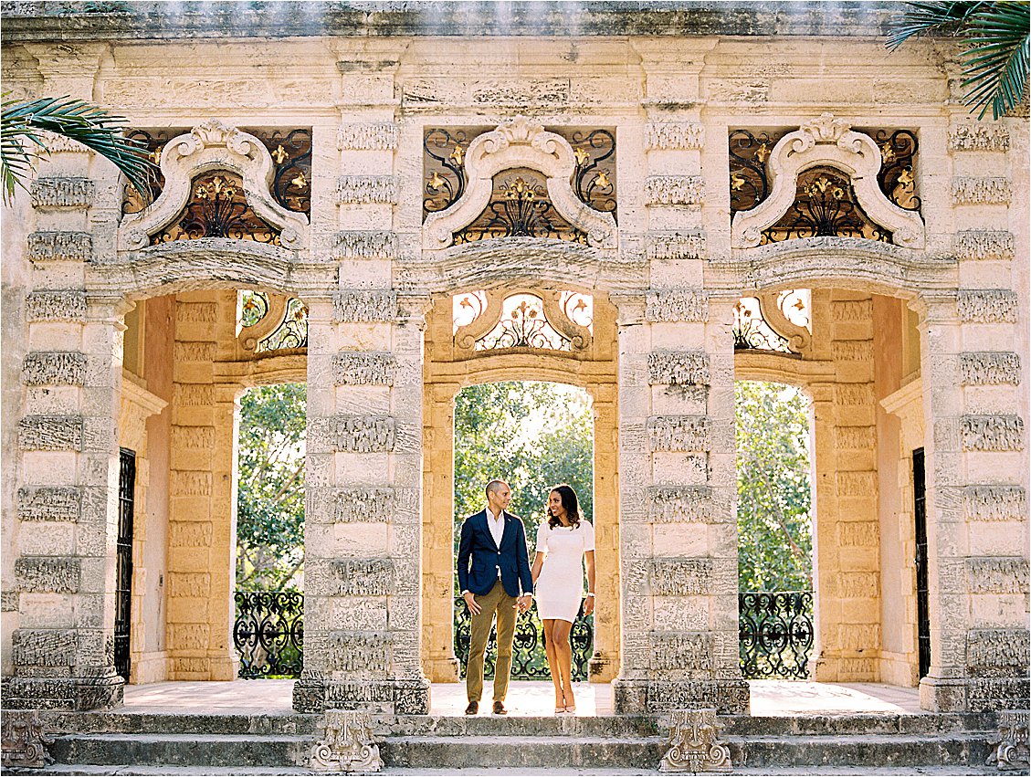 Vizcaya Anniversary Session in Miami, Florida photographed by Miami + Destination Film Wedding Photographer Renee Hollingshead