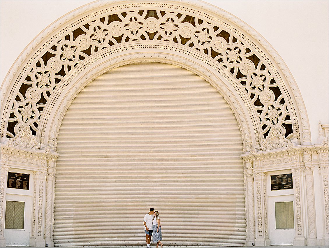 Balboa Park Anniversary Session with Southern California Film Wedding Photographer, Renee Hollingshead