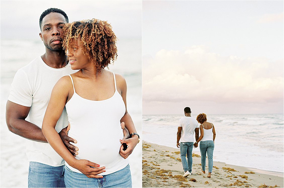Deerfield Beach Maternity Session with South Florida Film Photographer, Renee Hollingshead
