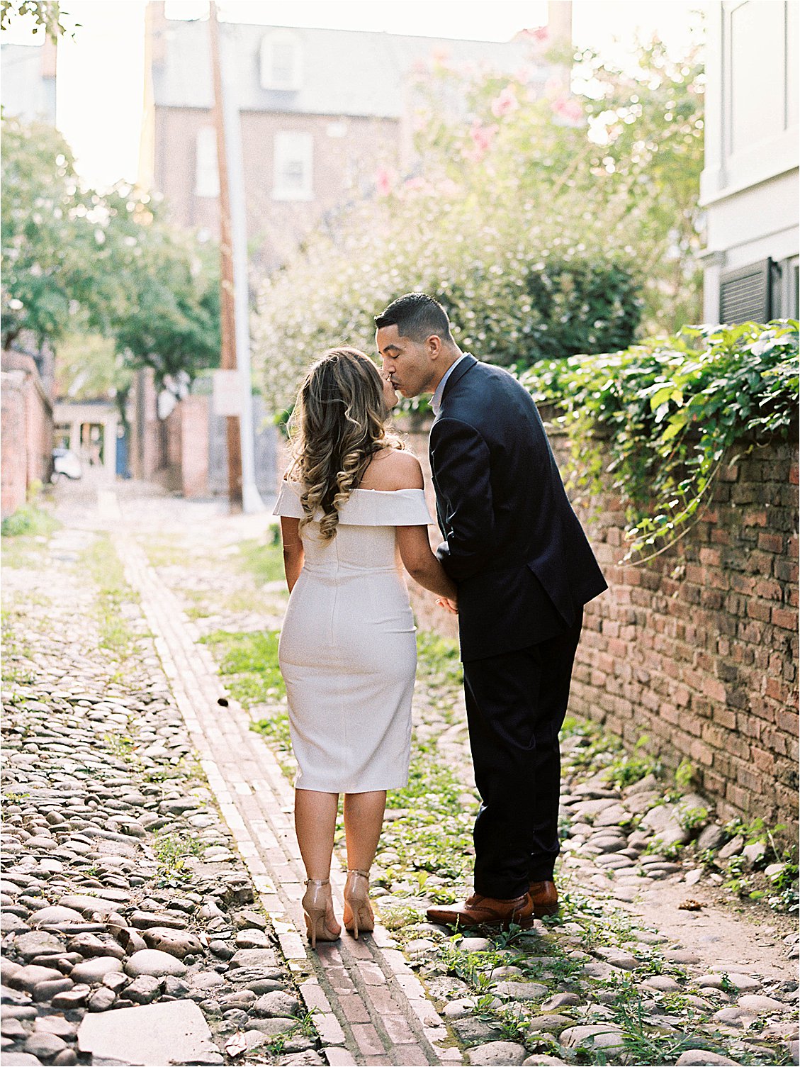 Wales Alley engagement session with destination film wedding photographer, Renee Hollingshead