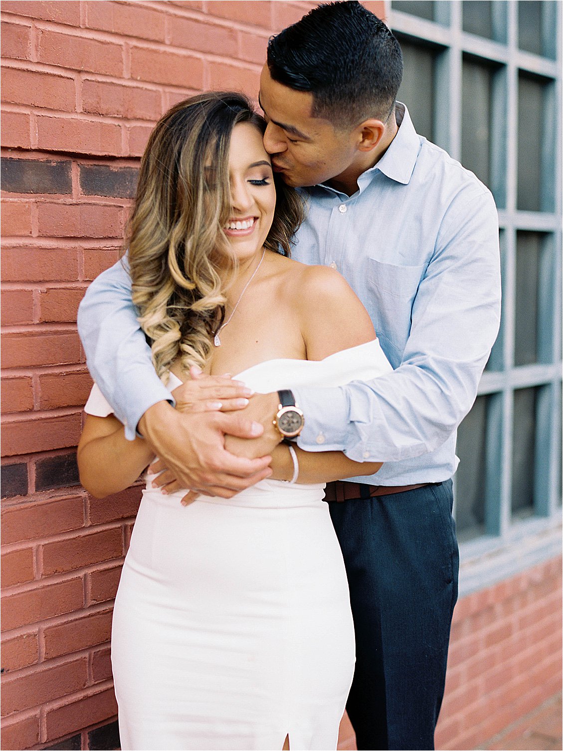 Modern engagement session in Alexandria, Virginia with DC Film Wedding Photographer, Renee Hollingshead