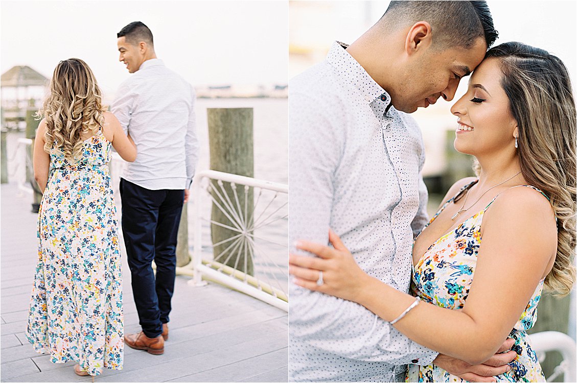 Waterfront engagement session with DC + Destination Film Wedding Photographer, Renee Hollingshead