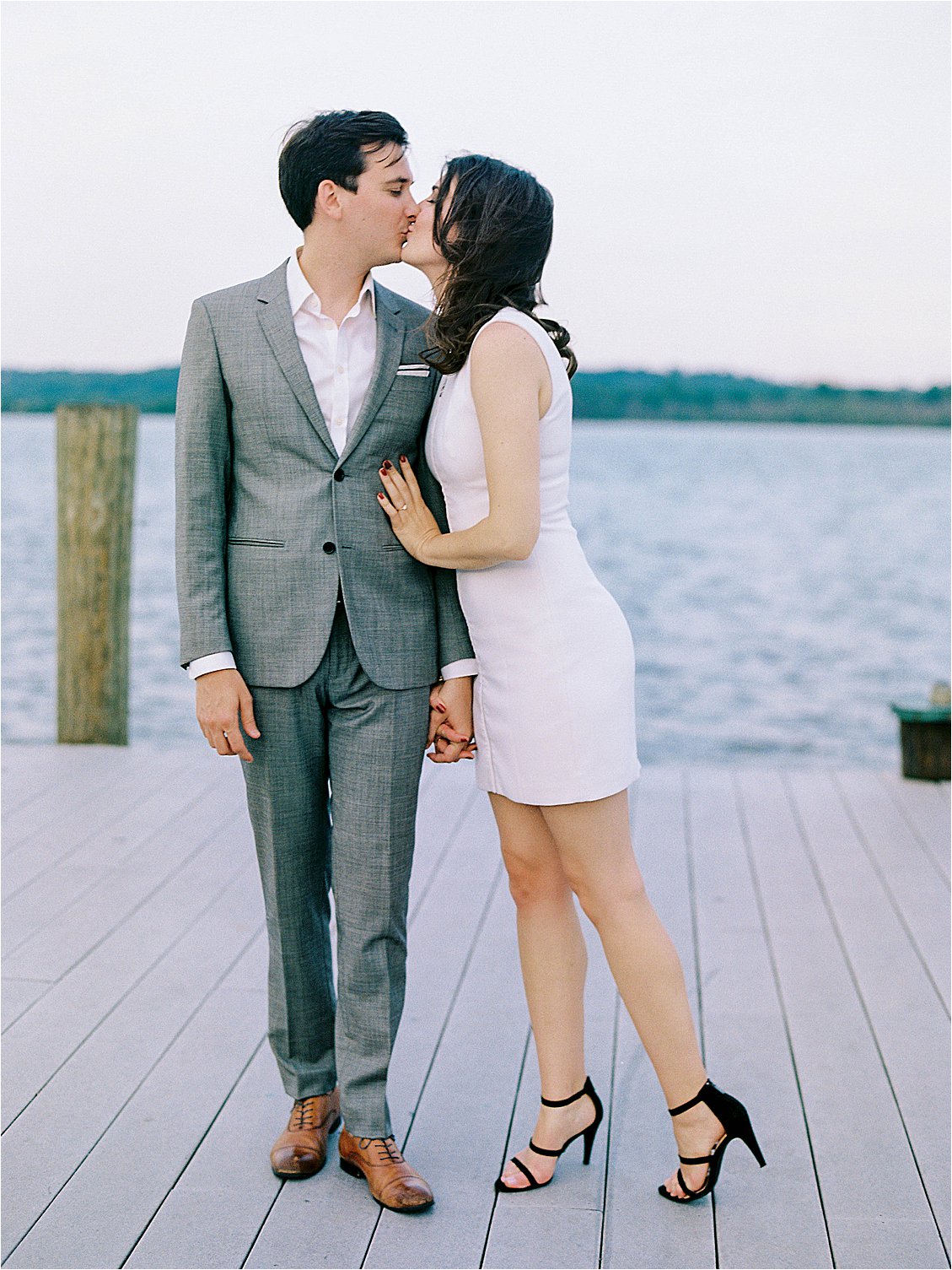 Modern and Minimal Engagement Session in Old Town with DC Film Wedding Photographer, Renee Hollingshead