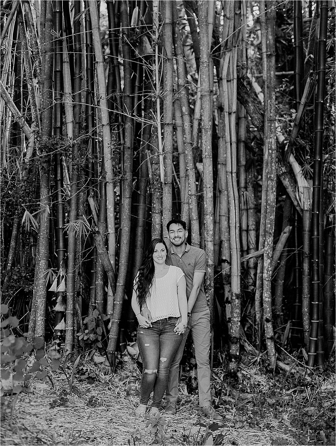 Bamboo Engagement Session inFt. Myers, Florida with South Florida Film Wedding Photographer, Renee Hollingshead