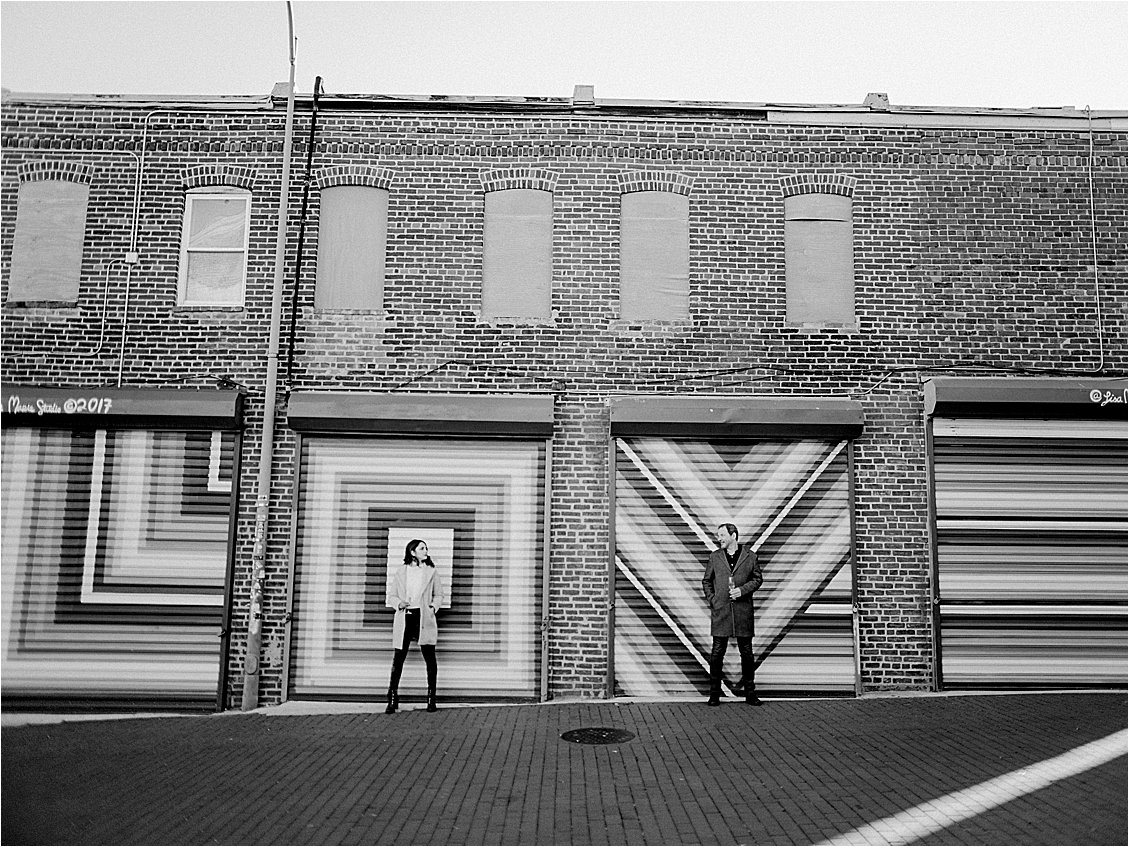Colorful Blagden Alley Engagement Session in Washington DC with Renee Hollingshead