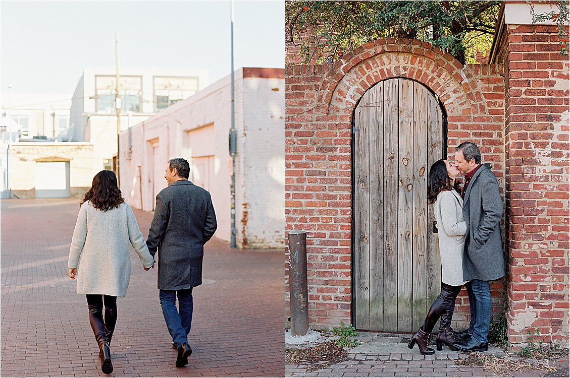 Colorful Blagden Alley Engagement Session in Washington DC with Renee Hollingshead