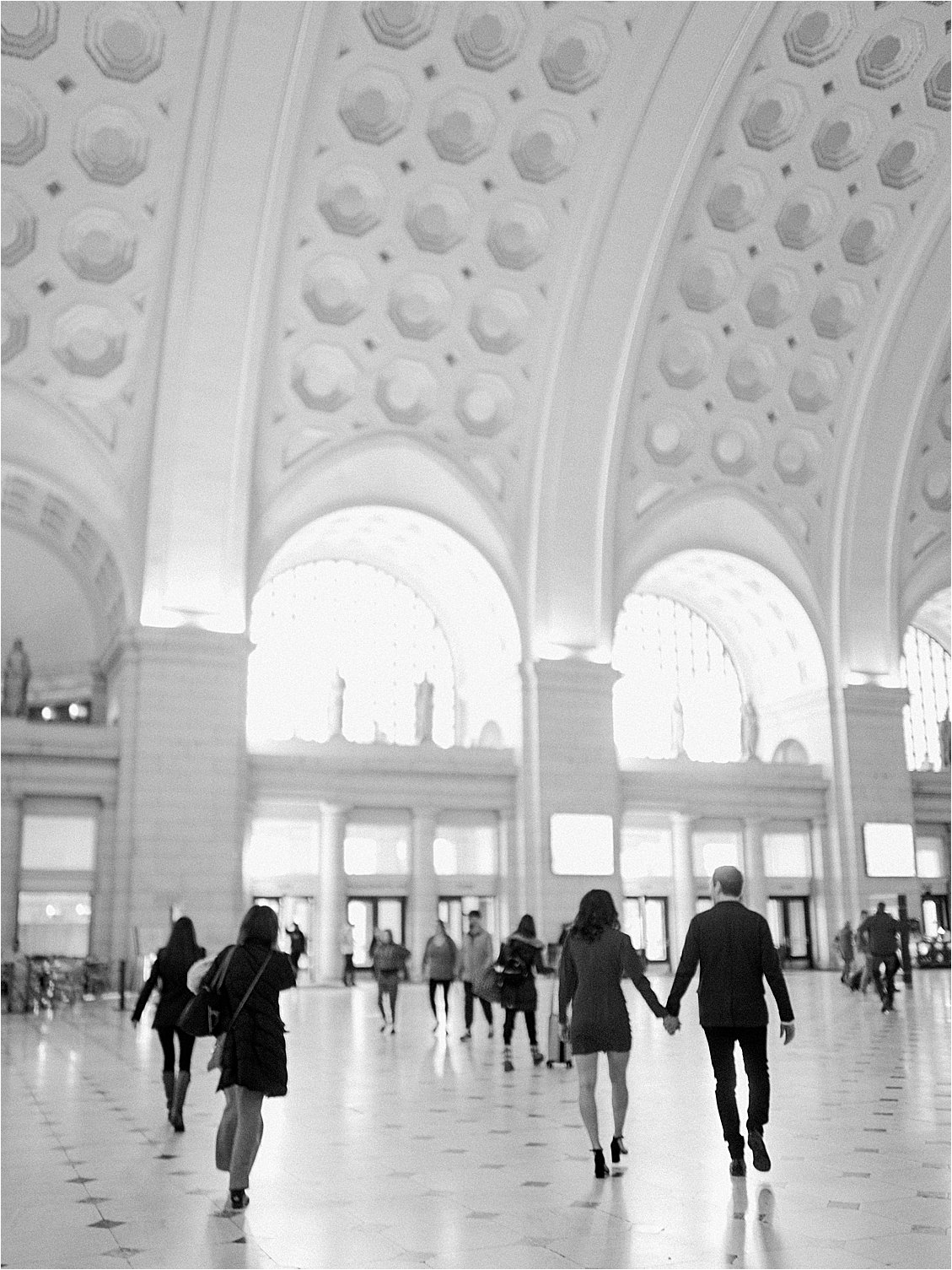 Union Station Engagement Session With DC Wedding Photographer, Renee Hollingshead