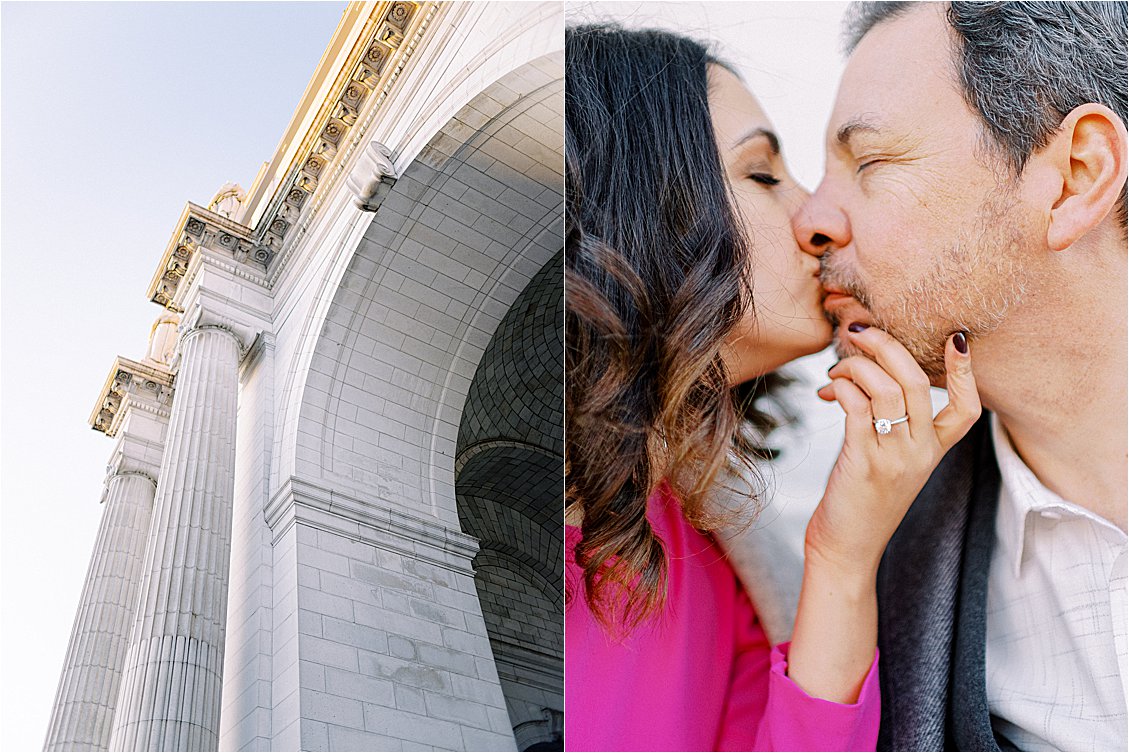 Golden Hour Winter DC Engagement Session With DC Wedding Photographer, Renee Hollingshead