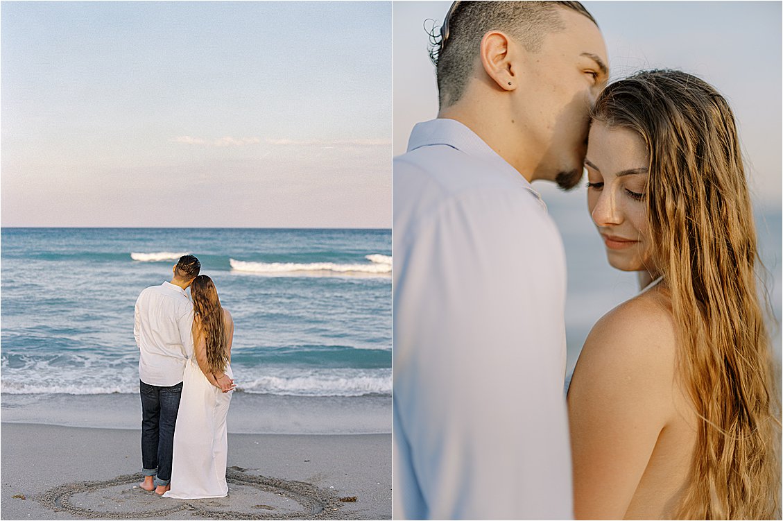 Engagement Session in Palm Beach with Destination Film Wedding Photographer, Renee Hollingshead