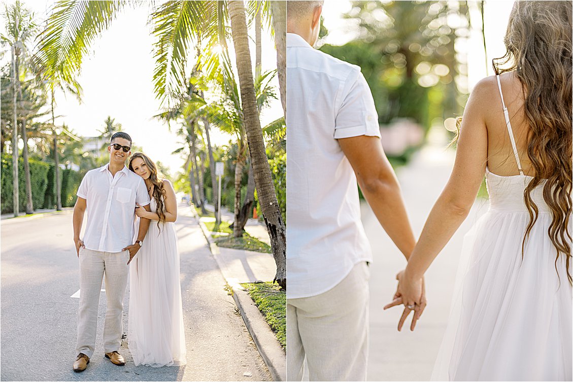 South Florida Engagement Session in Palm Beach, Florida with film wedding photographer, Renee Hollingshead