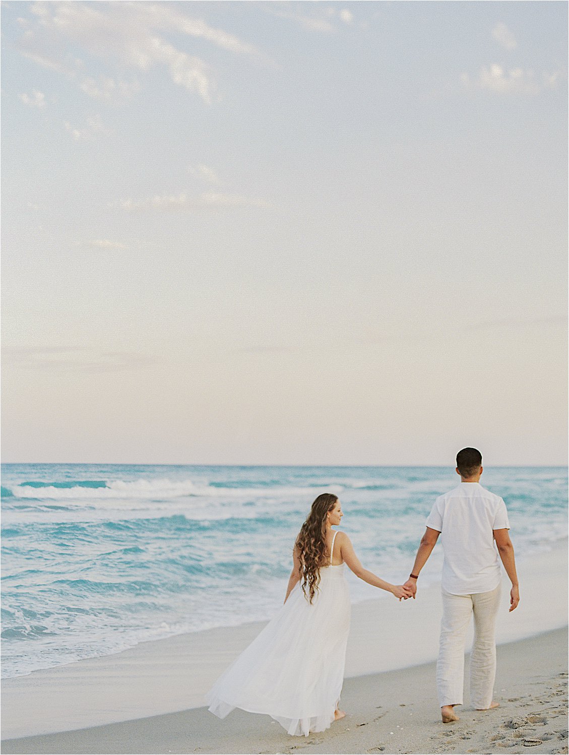 Long walks on the beach with film wedding photographer, Renee Hollingshead