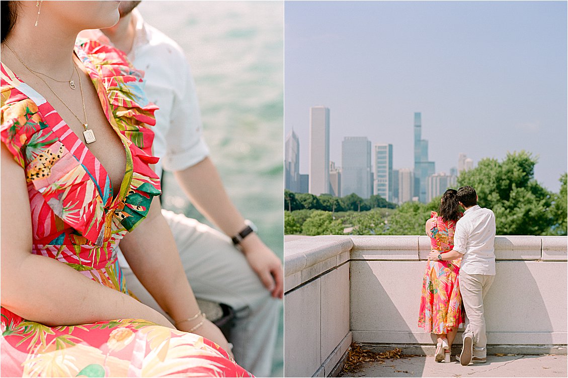 Bright and Colorful Anniversary Session in Chicago with Chicago and Destination Wedding Photographer Renee Hollingshead