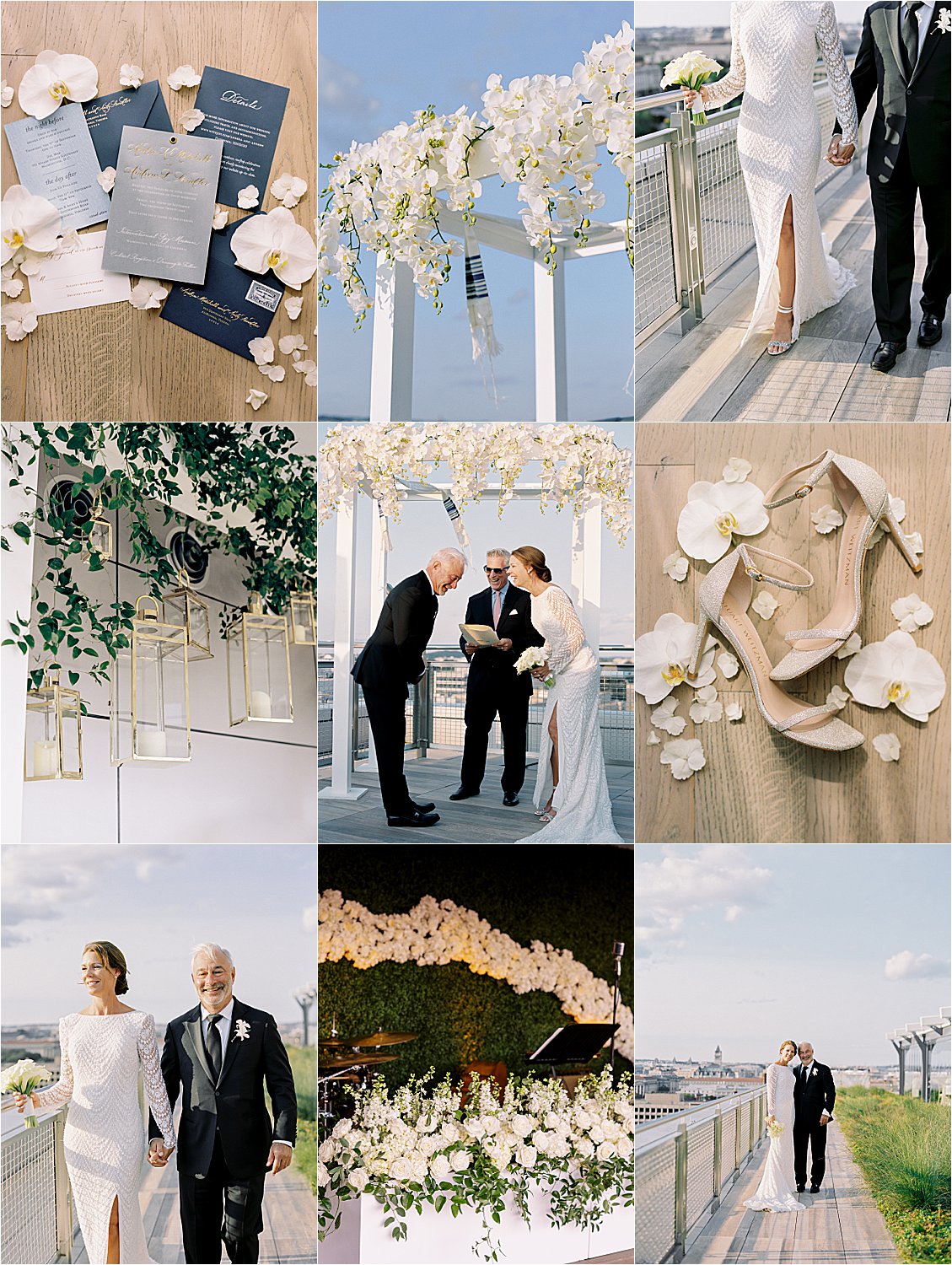 Fall Rooftop Wedding at the International Spy Museum in DC with DC + Destination Film Wedding Photographer, Renee Hollingshead with A. Griffin Events.