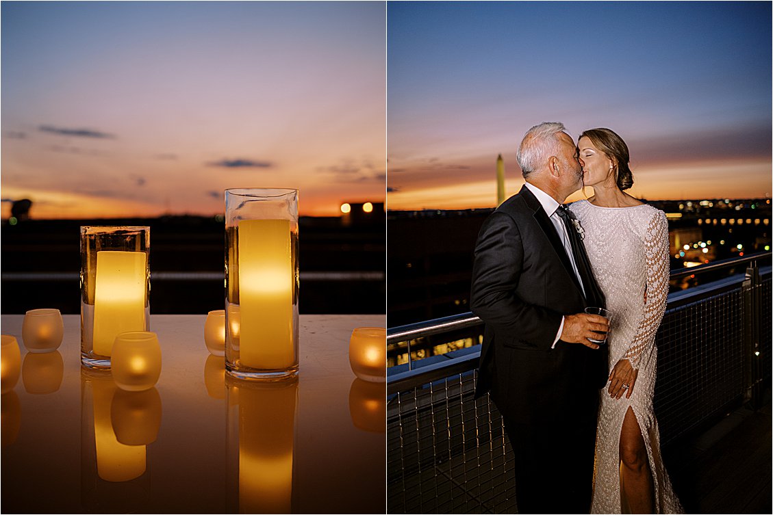 Intimate Rooftop Wedding at the Spy Museum in Washington DC