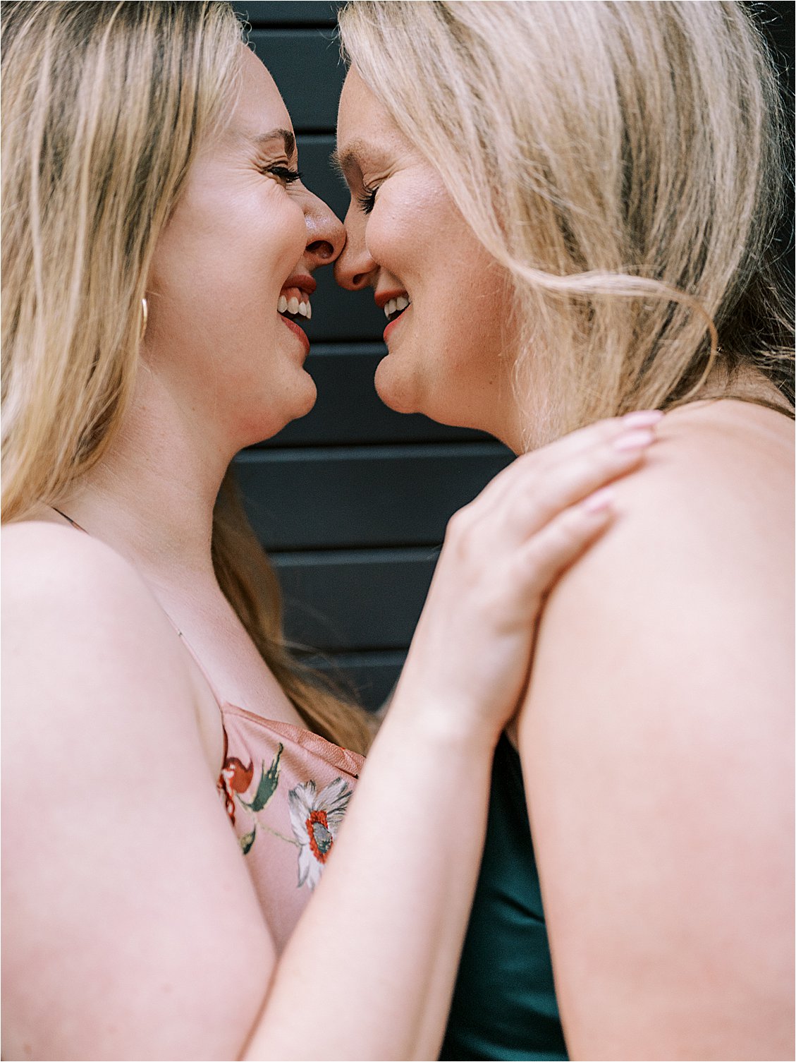 Same sex engagement session in NYC