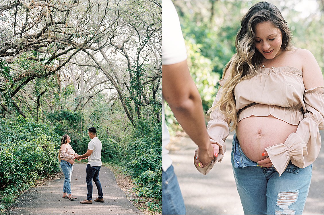 Summer South Florida Maternity session on film