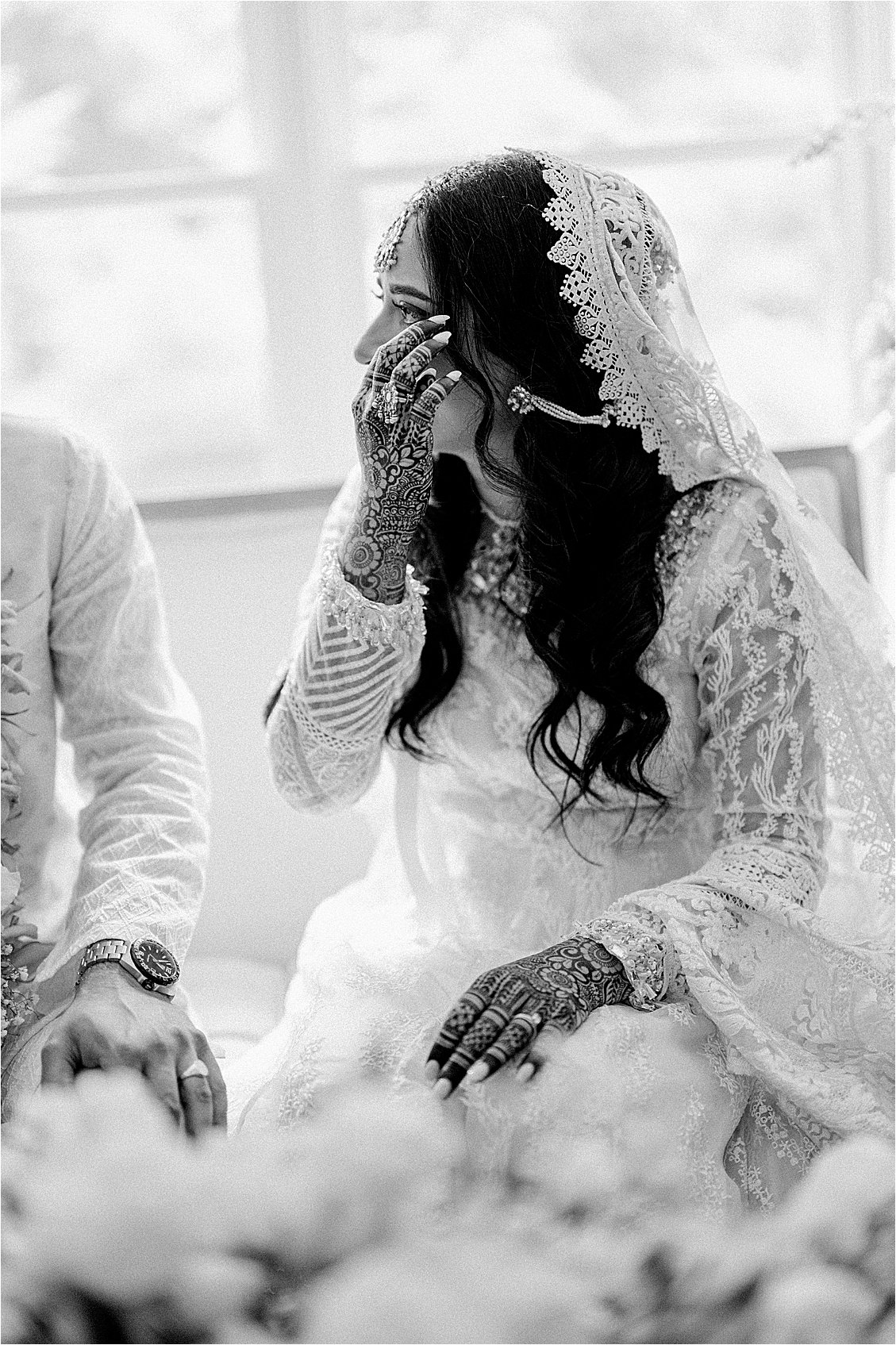 Emotional Bride at Nikkah Ceremony