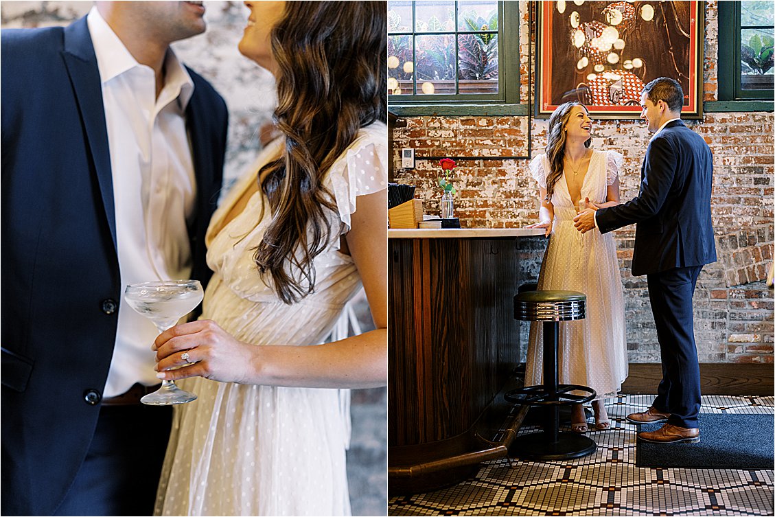 Italian Disco Engagement Session in Fells Point, Baltimore with destination film wedding photographer, Renee Hollingshead