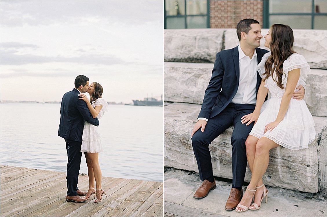 Fells Point Engagement Session on film with Renee Hollingshead