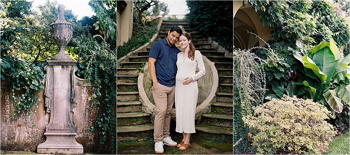 Summer maternity session in Washington DC with film photographer, Renee Hollingshead