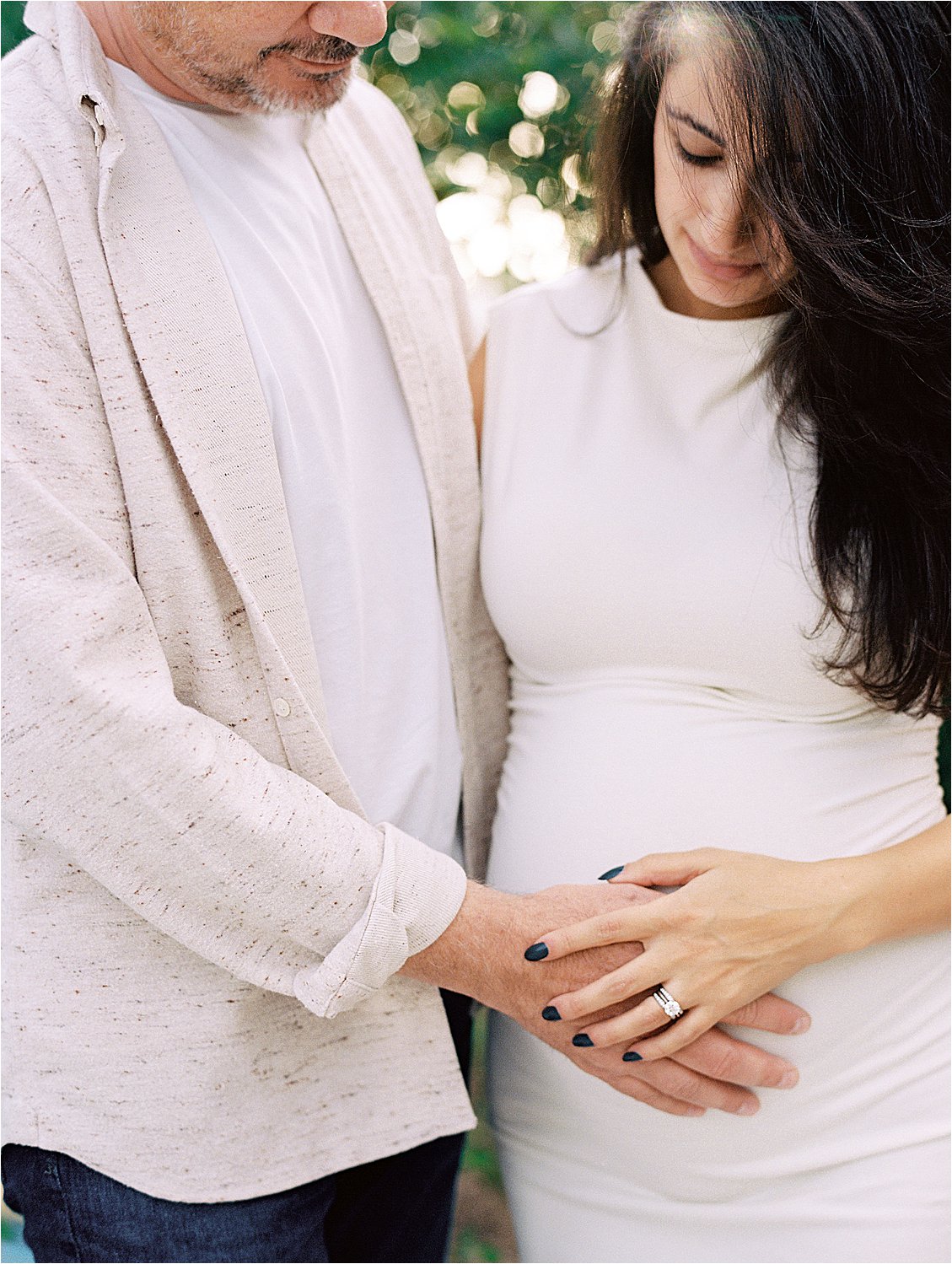 Modern + Playful Miami Maternity Session with South Florida film photographer Renee Hollingshead