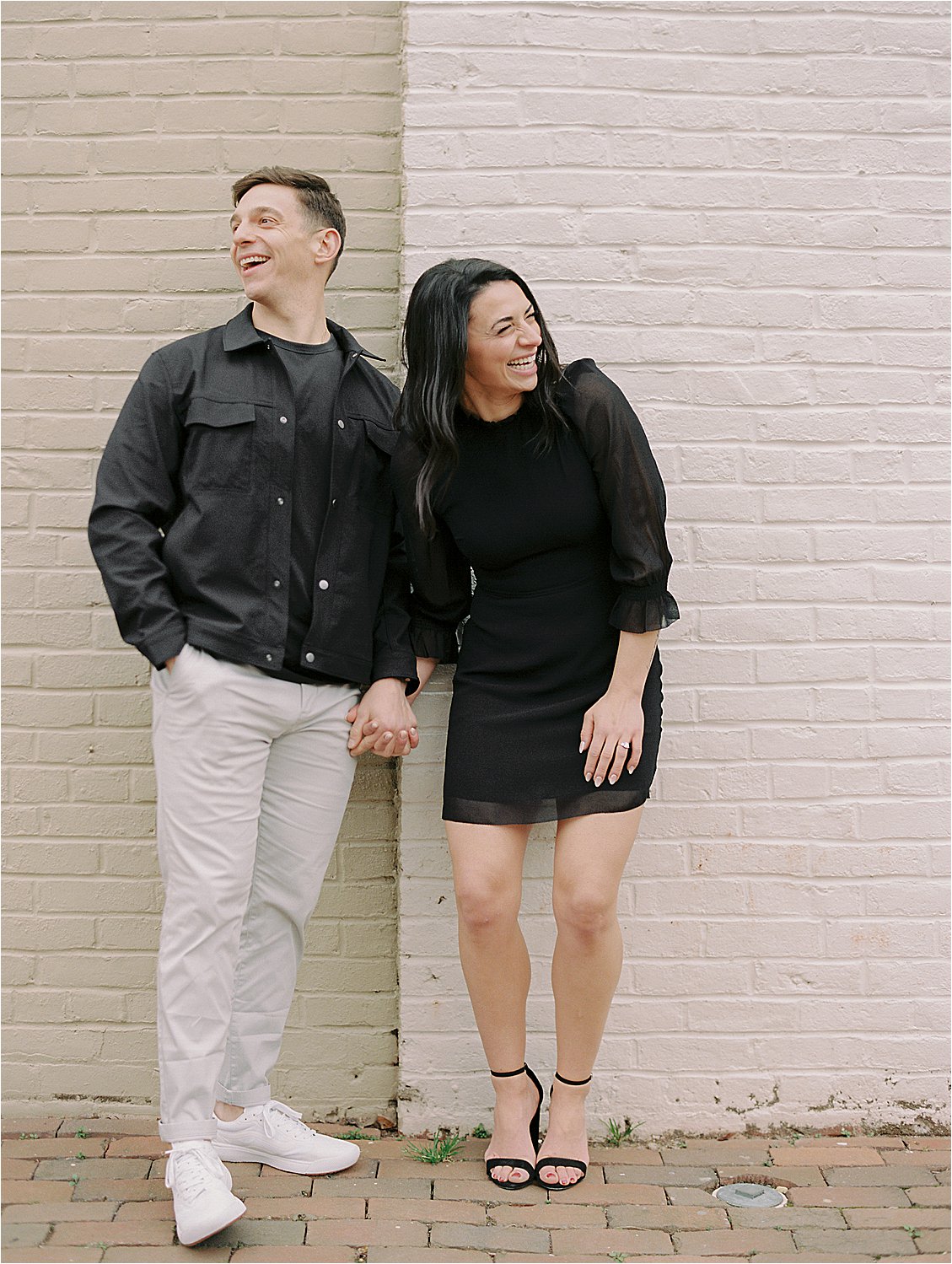 Engagement session in Old Town Alexandria with Renee Hollingshead