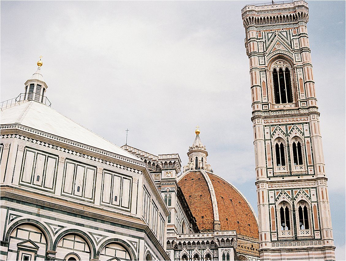 Duomo in Florence, Italy on film with destination wedding photographer Renee Hollingshead