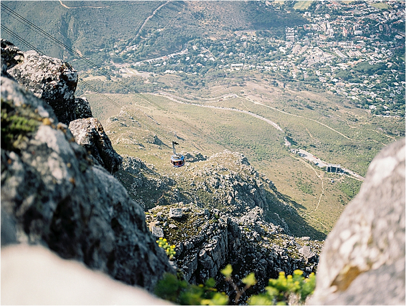 Stunning views in Cape Town, South Africa with film destination wedding and travel photographer, Renee Hollingshead