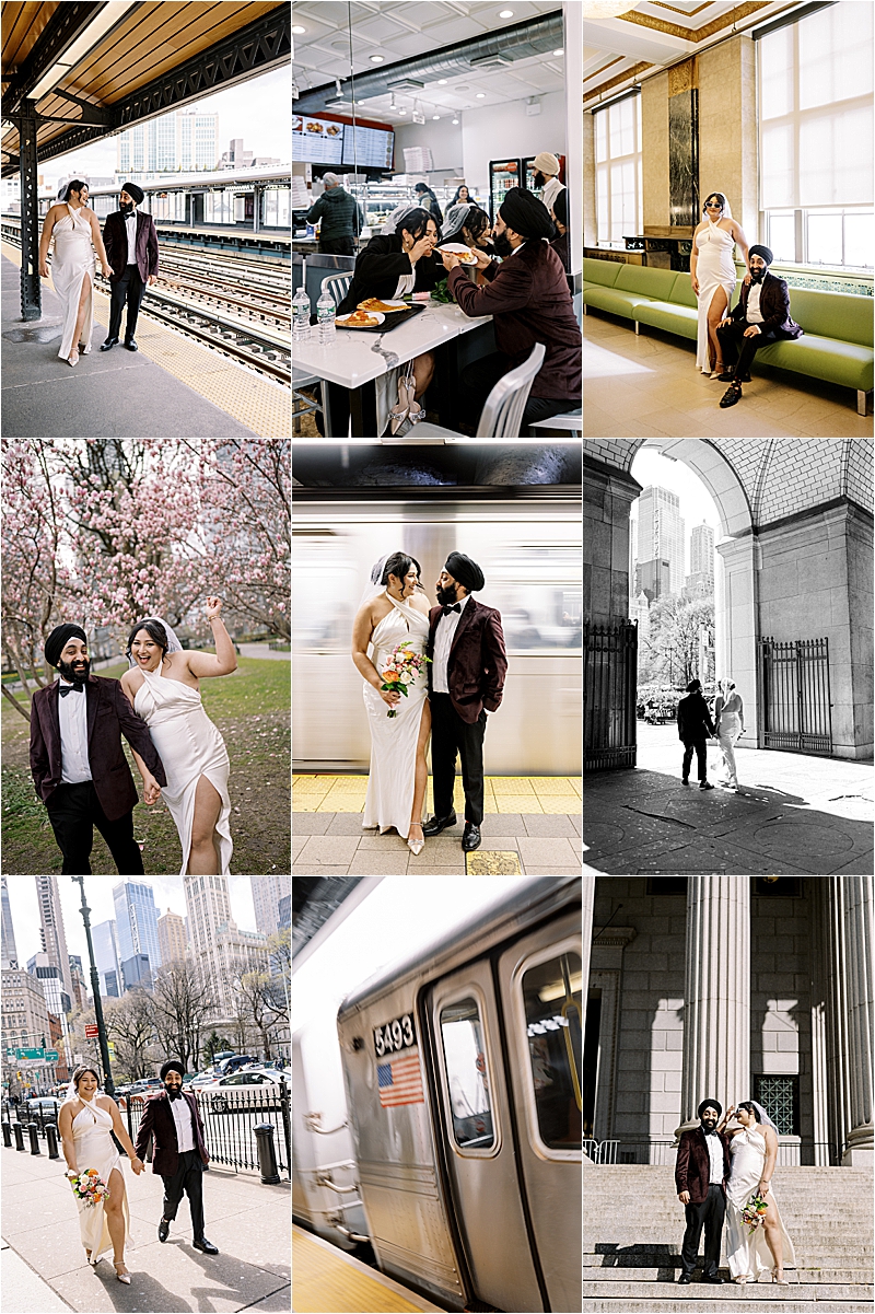 A New York City Elopement with destination film wedding photographer Renee Hollingshead.