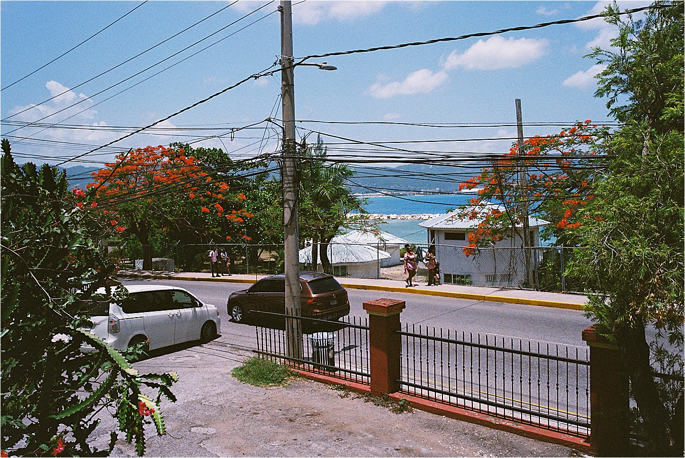 Pork Pit in Montego Bay Jamaica on film
