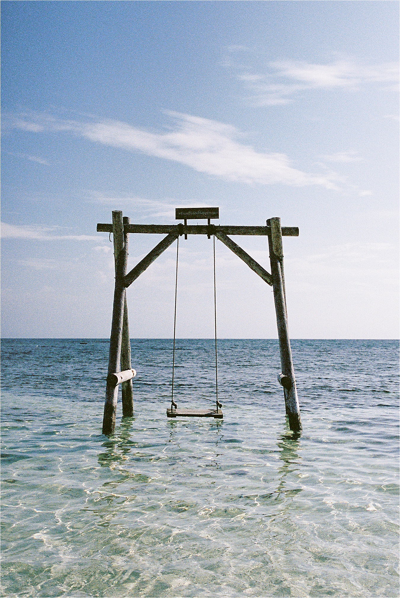 Ocean swings in Jamaica