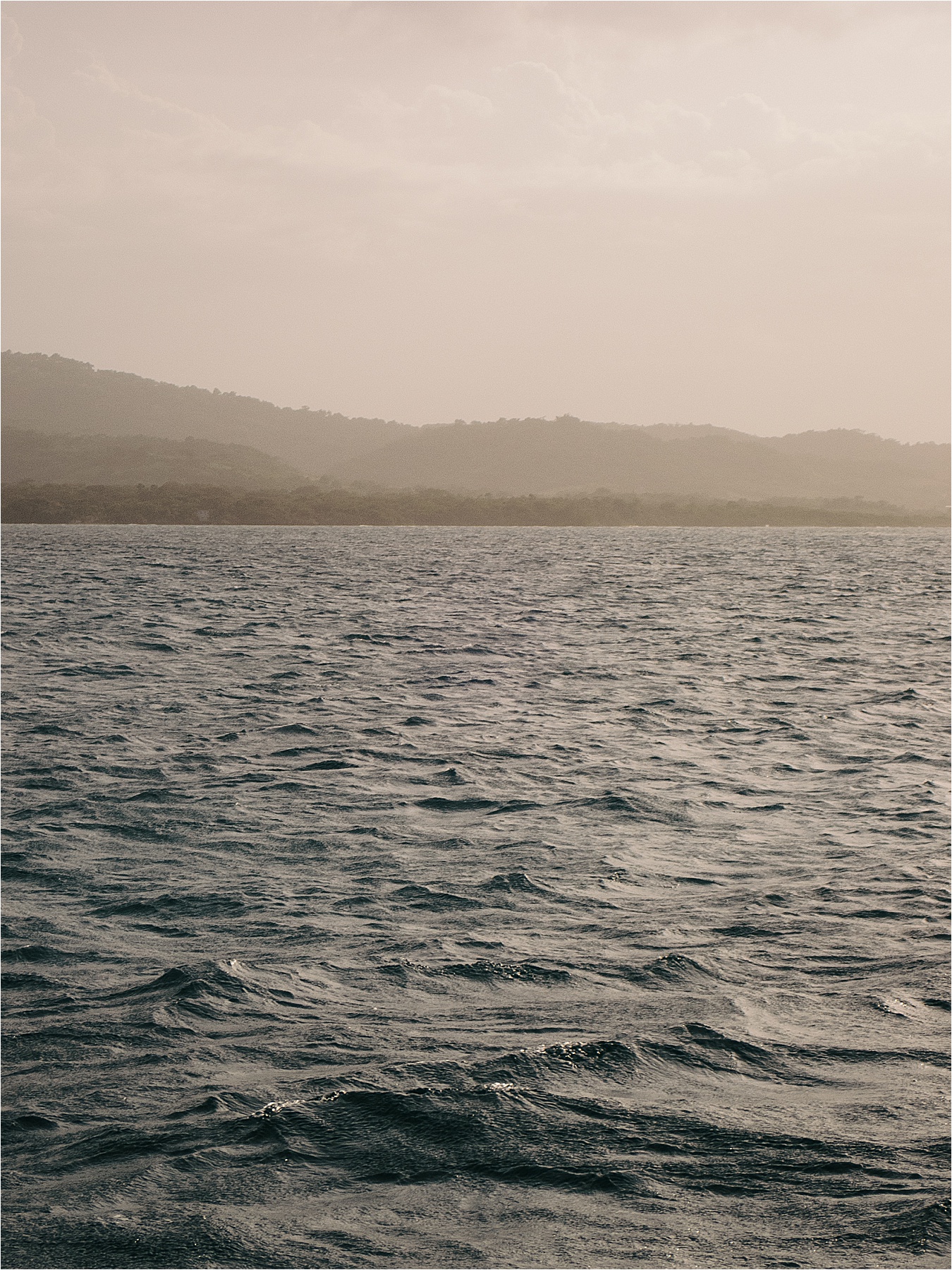 Dusk on the Chukka Catamaran in Negril, Jamaica